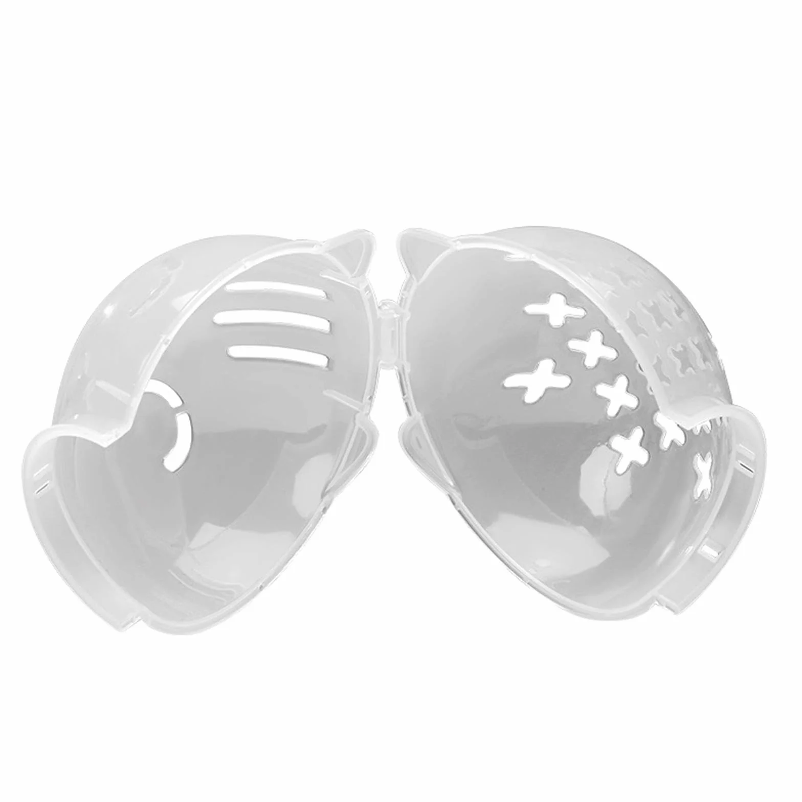Capucha antilamer ajustable para gato LOVIVER, protección transparente para baño
