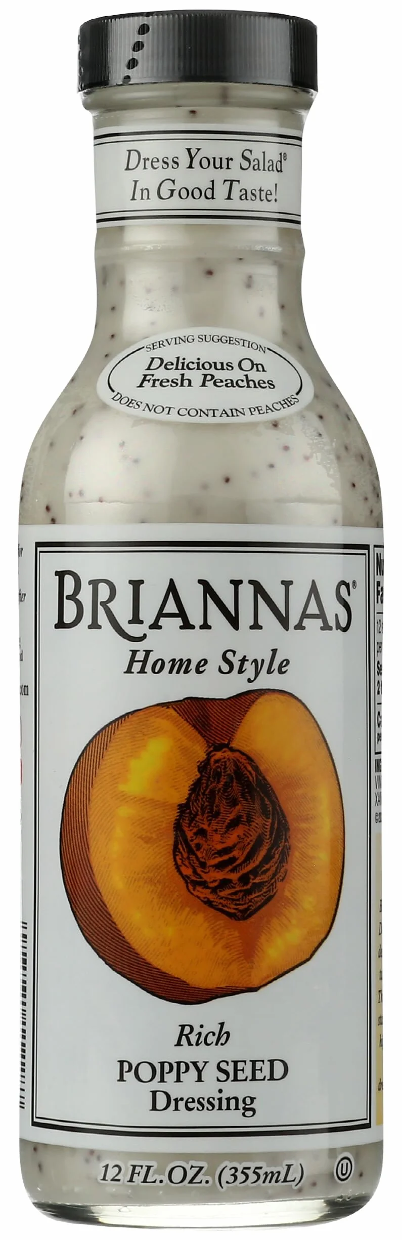 Briannas Home Styles - Rich Poppy Seed Dressing - 355ml