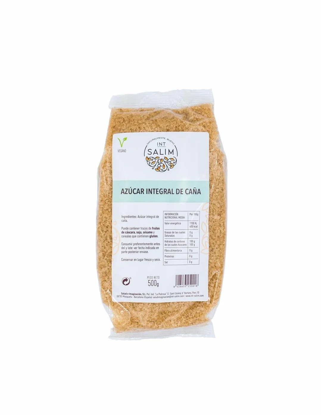 INT-SALIM AZUCAR CAÑA INTEGRAL 500 GRS