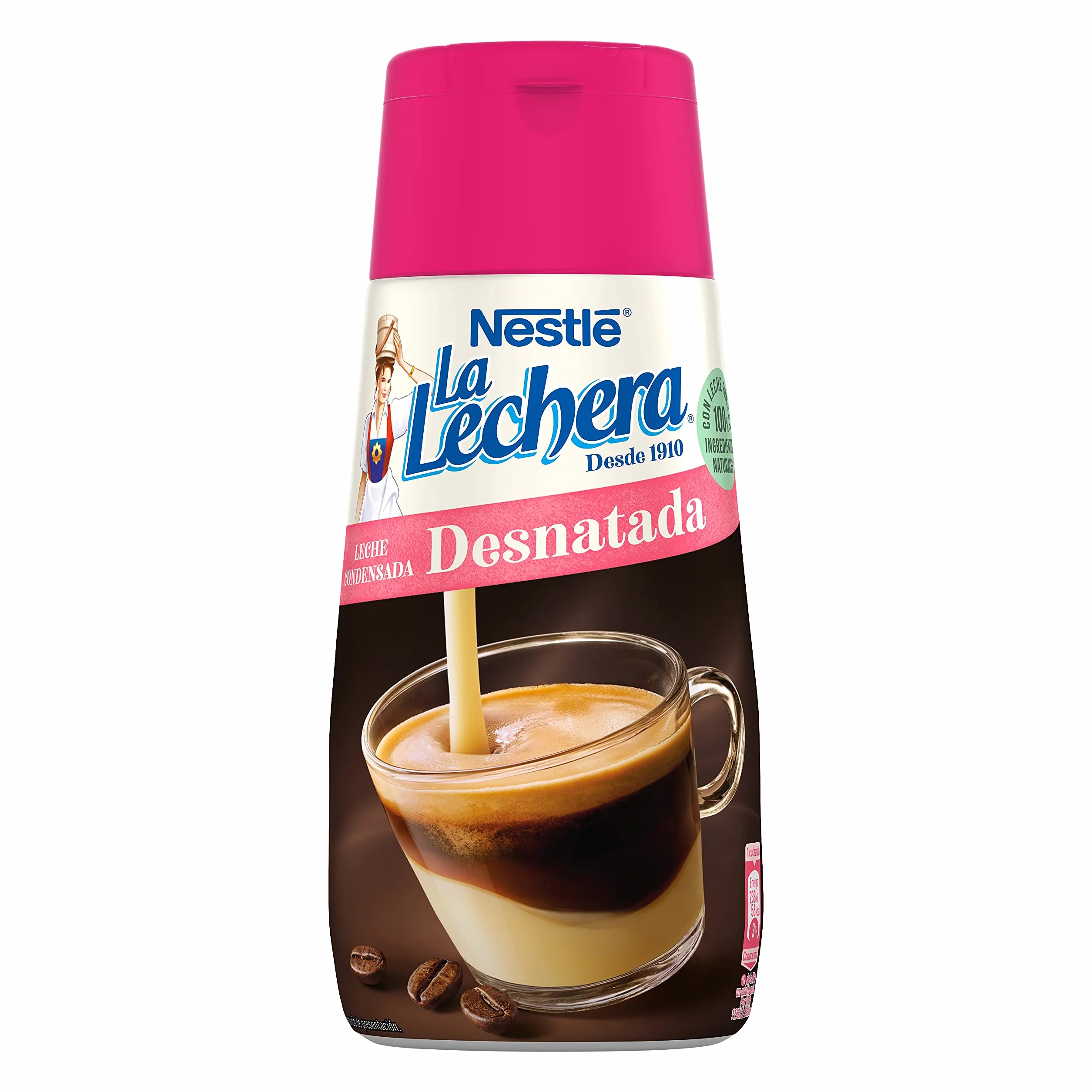 Nestlé La Lechera Leche condensada desnatada Botella 450 g 12 sztuk