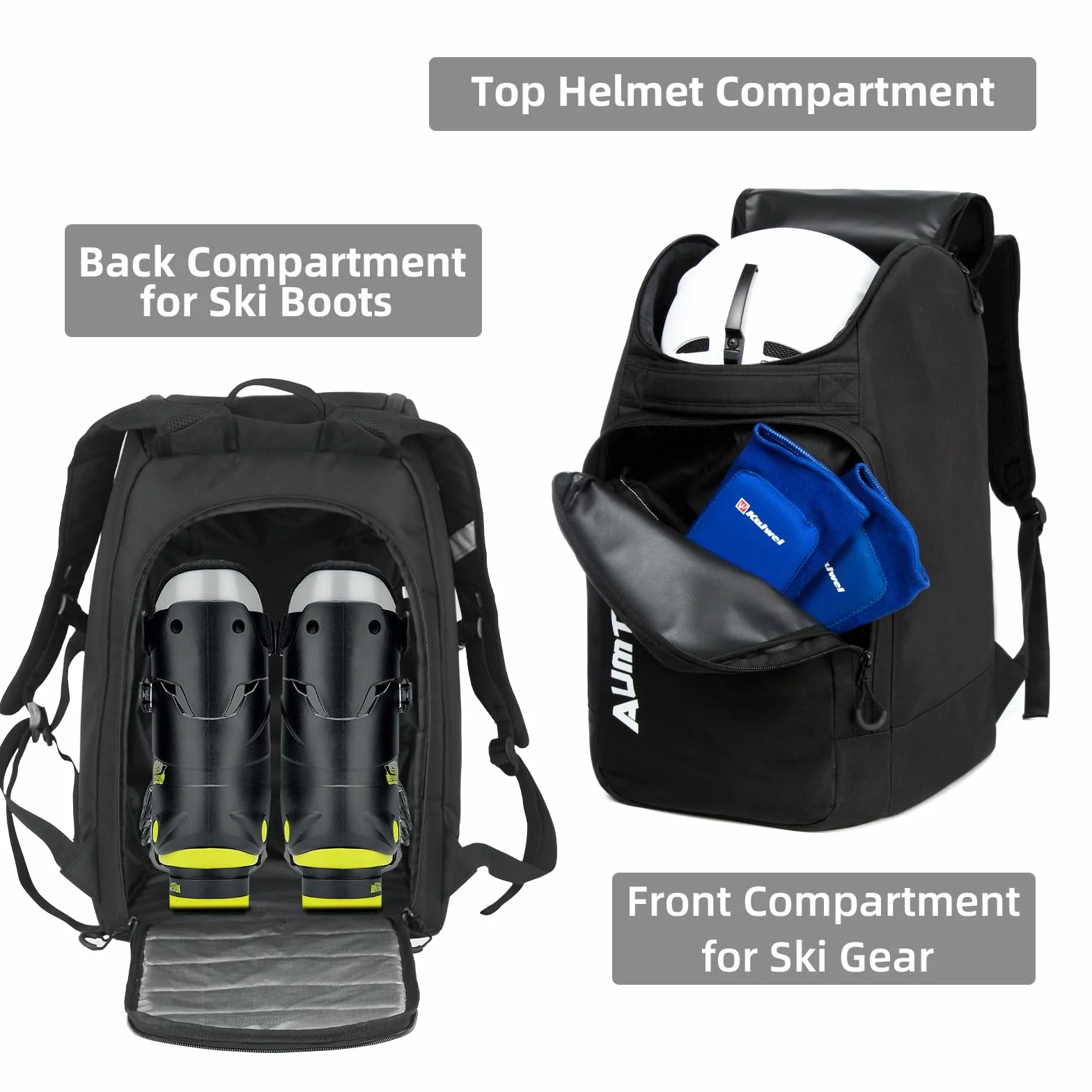 Mochila de esquí AUMTISC para botas y casco
