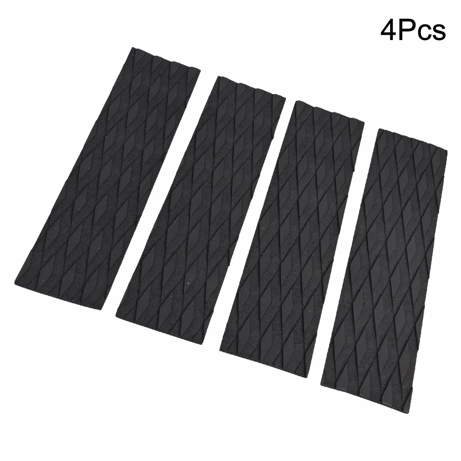 Almohadillas de tracción EVA antideslizante para tabla de surf 11.8 x 3.1 pulgadas Negro