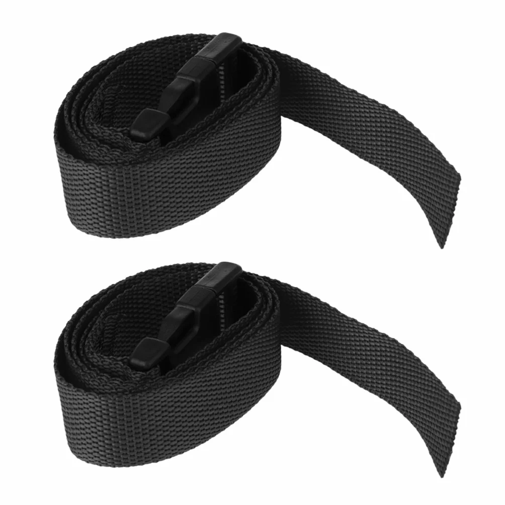 Correas de Carro de Golf con Hebilla - Negro 2pcs