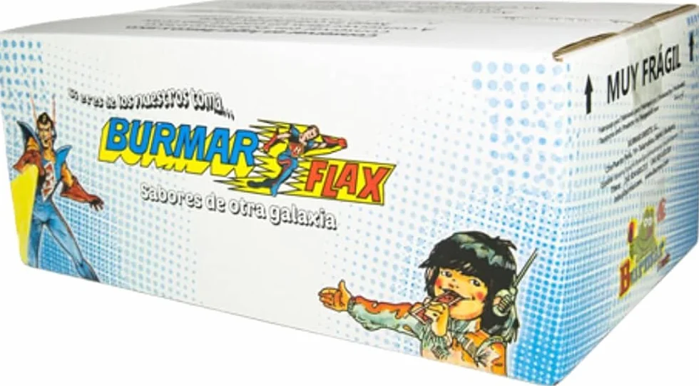 PACK 2 - Polo Flax Burmar 135 ml | Caja 48 Unidades | Golosina Líquida para Congelar | Sabores Cola, Lima, Naranja, Limón, Fresa y Tropical
