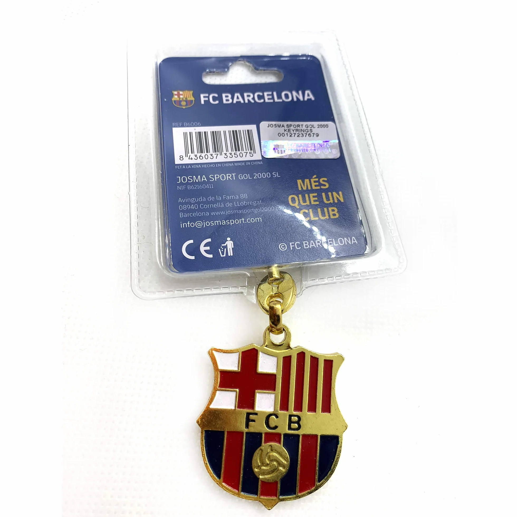 Llavero FC Barcelona Escudo Dorado
