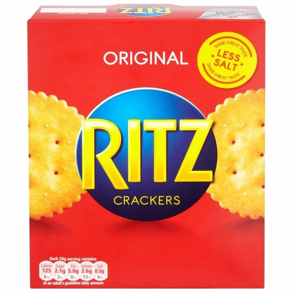 Ritz El Cracker Aperitivos Originales (200g) (Paquete de 6)