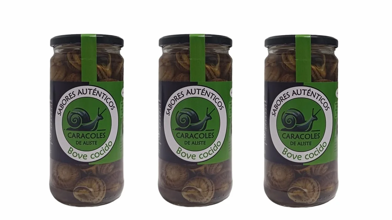 PACK 3 BOTES CARACOLES COCIDOS EN CONSERVA