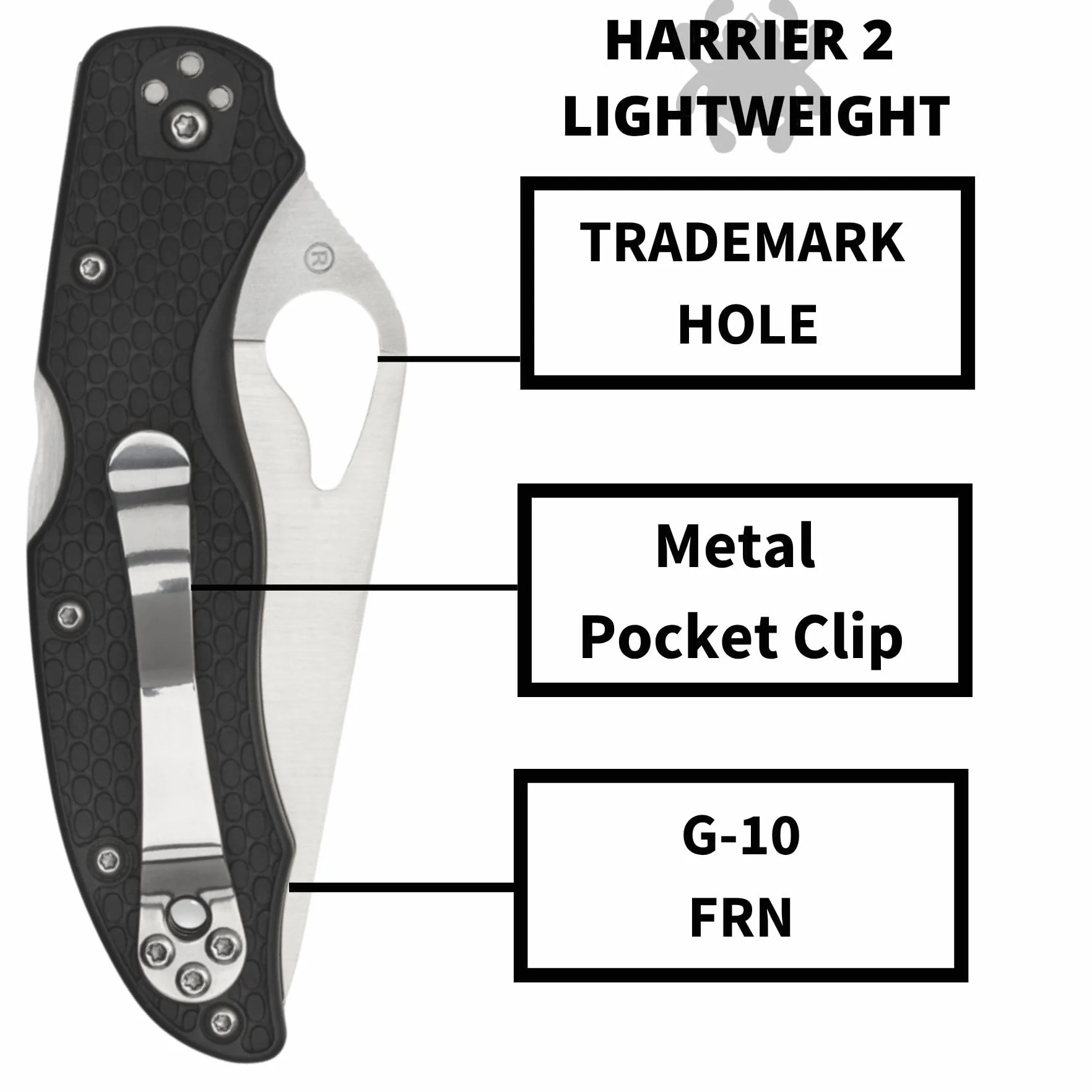 Spyderco Byrd Knife Harrier 2 BY01PSBK2