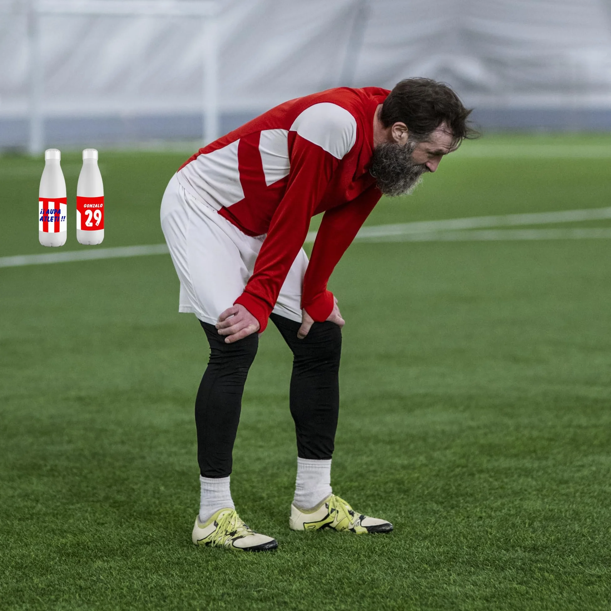 Botella Personalizada del Atletico Madrid de Acero Inoxidable 700 ml