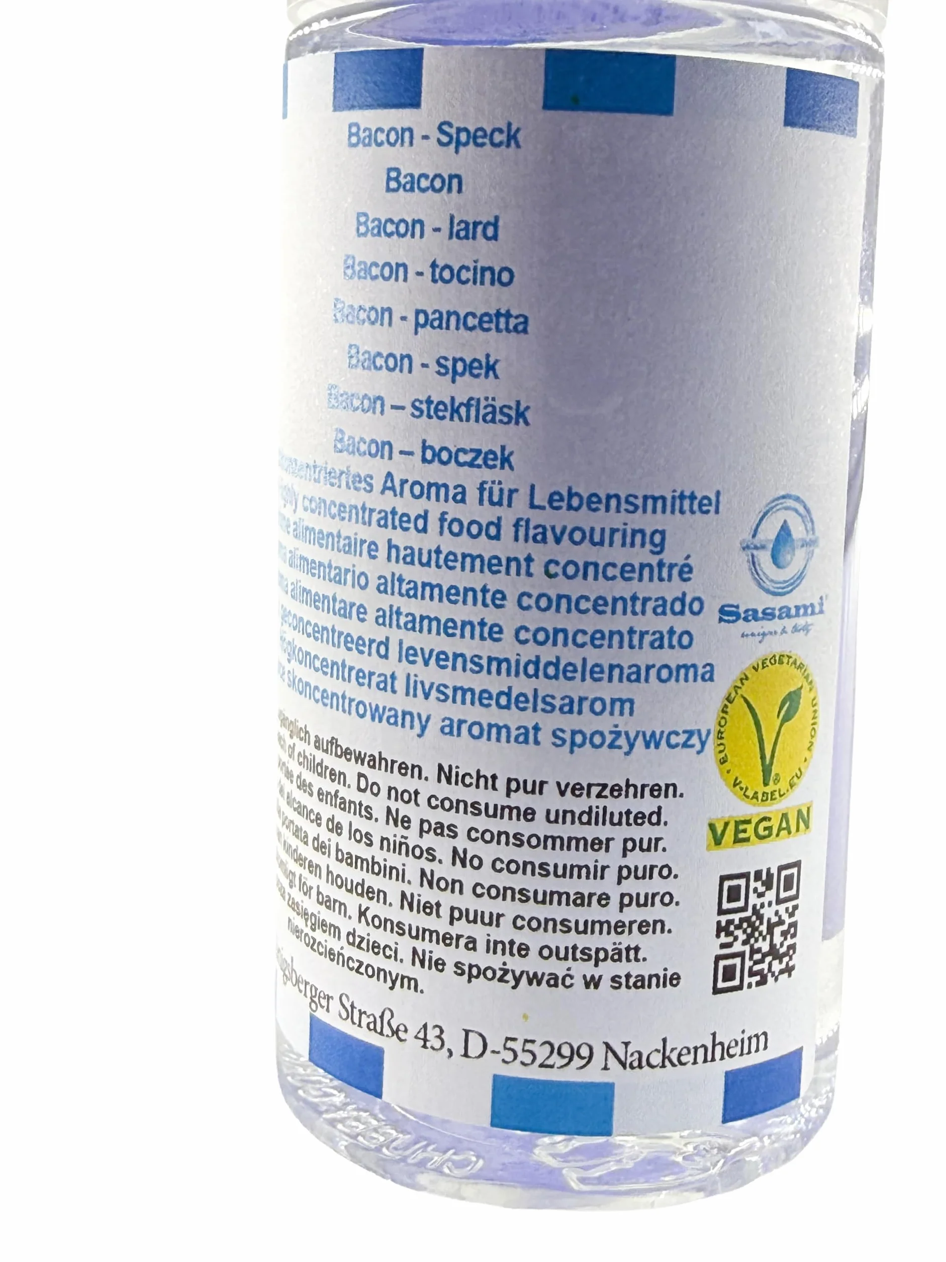 Bacon - tocino aroma concentrado - Vegano - Sasami - 10ml
