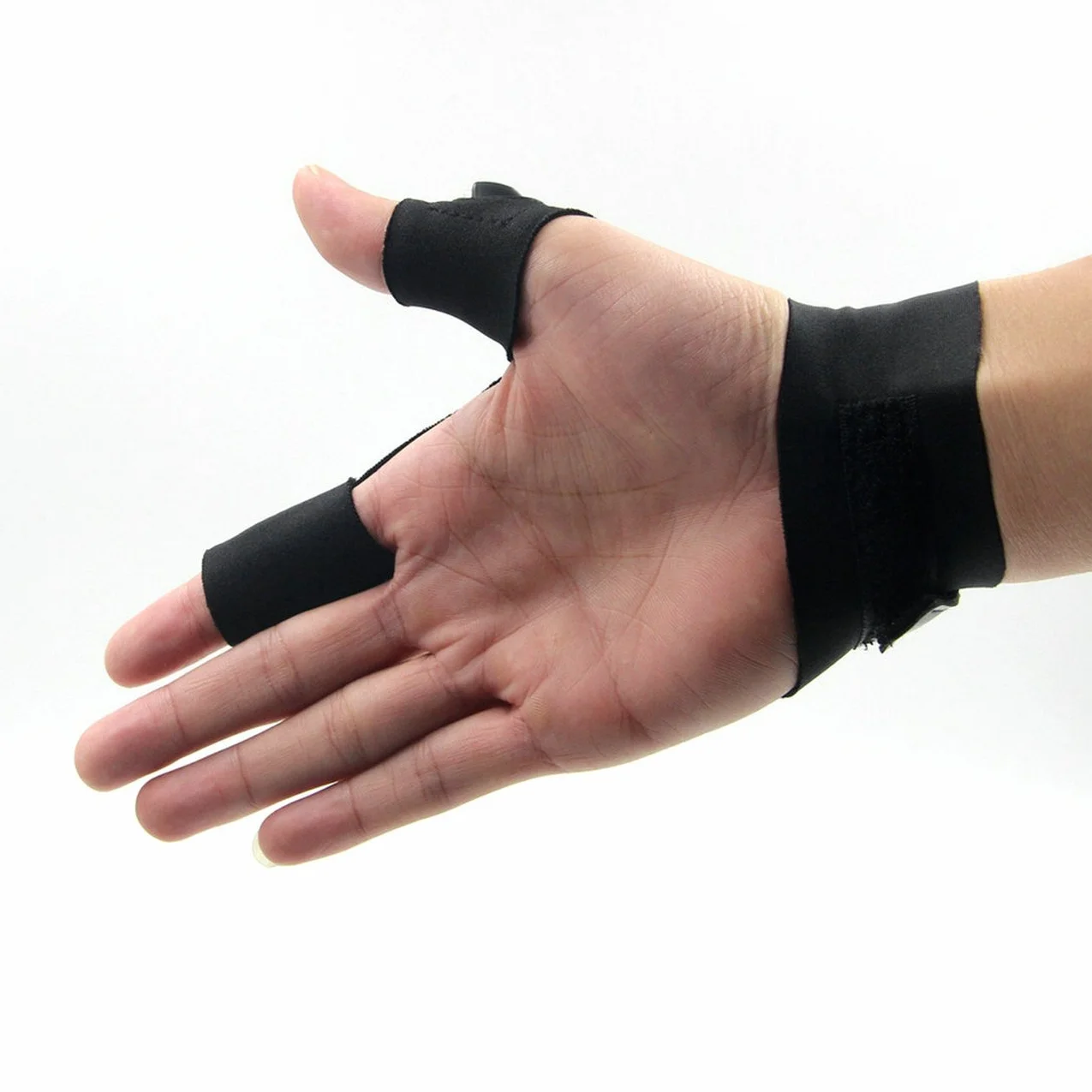 GuDoQi Guantes de Pesca LED Linterna para Acampar y Supervivencia 2 Piezas