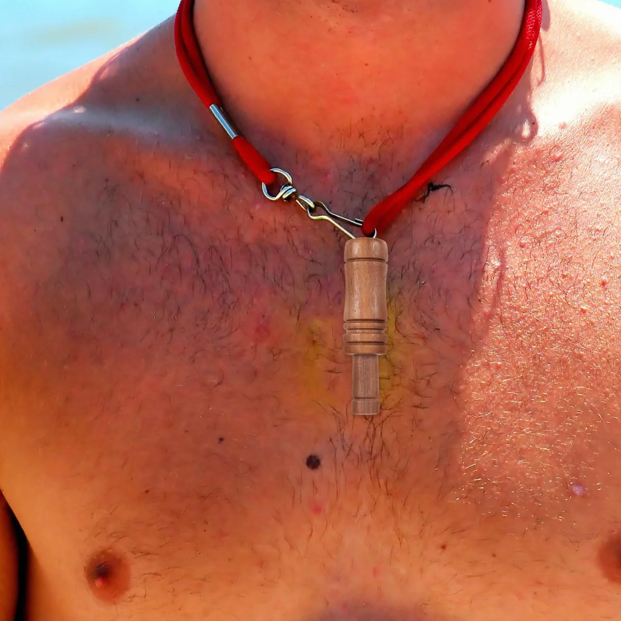 Silbato Vocal de Caza de Roble para Faisán y Perdiz Accesorio de Camping