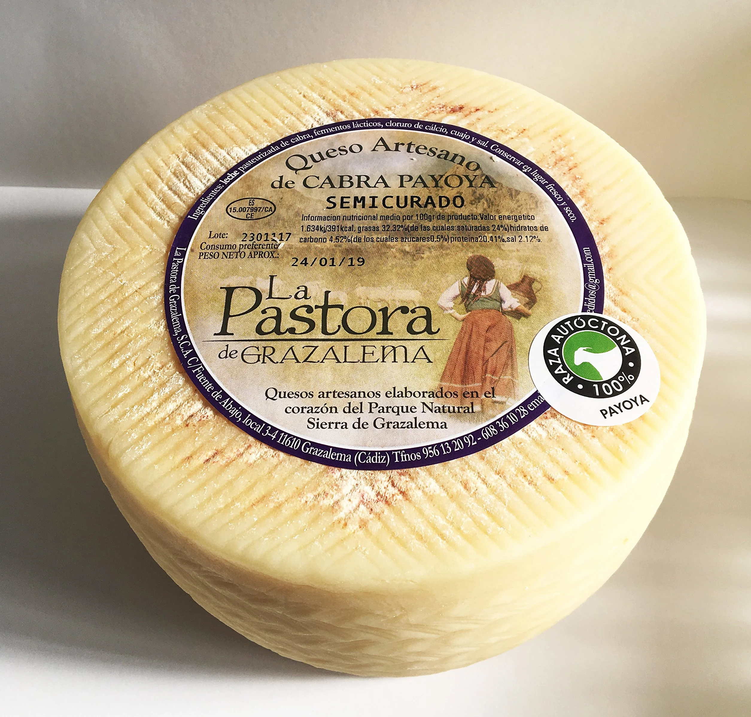 Queso Artesano Semicurado de Cabra Payoya La Maroma Gourmet 1 ud.
