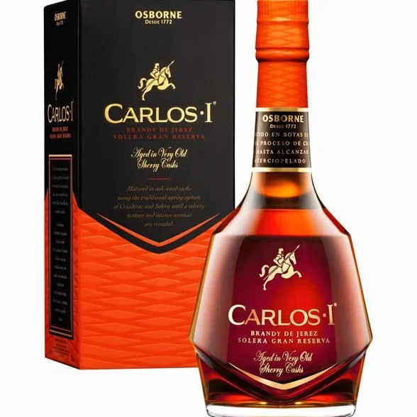 CARLOS I Brandy Solera gran reserva de Jerez 70 cl