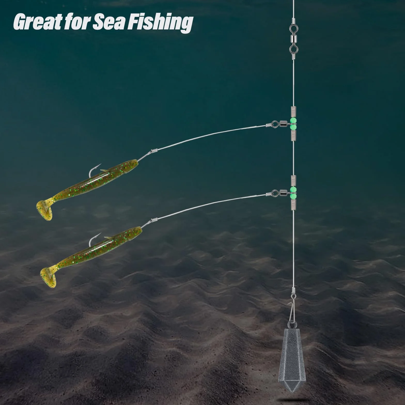 Alwonder Peso de pesca de hierro 30-100 g, plomero de acero para pesca en el mar, lanzamiento largo