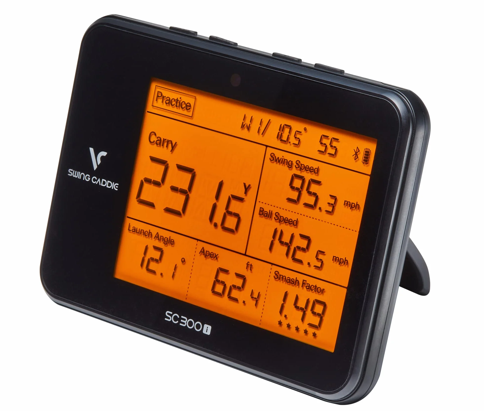 VOICE CADDIE Monitor de lanzamiento de golf portátil Voice Sc300I (2021)