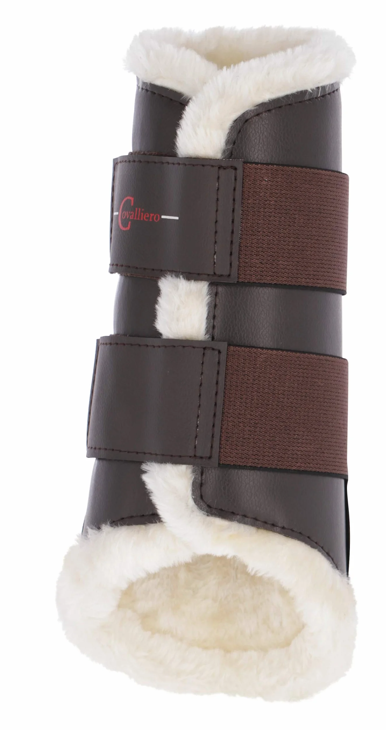 Covalliero Polainas de doma forro polar delantero marrón M
