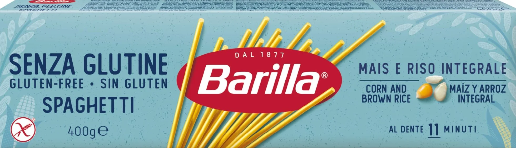Barilla Pâtes Spaghetti Sans Gluten, 400g