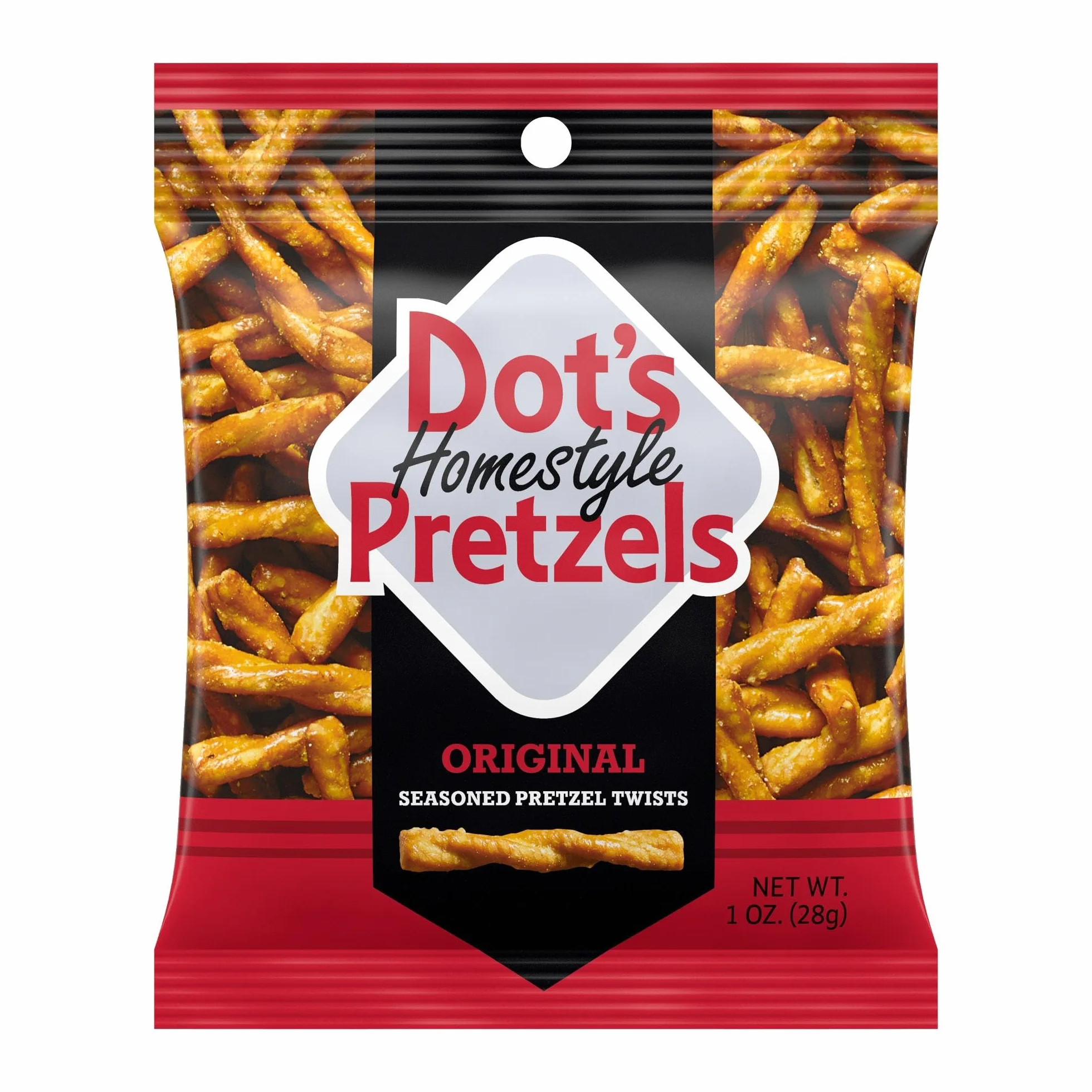 Dot's Pretzels Pretzel Twists originales sazonados 1 oz bolsa (10 unidades)