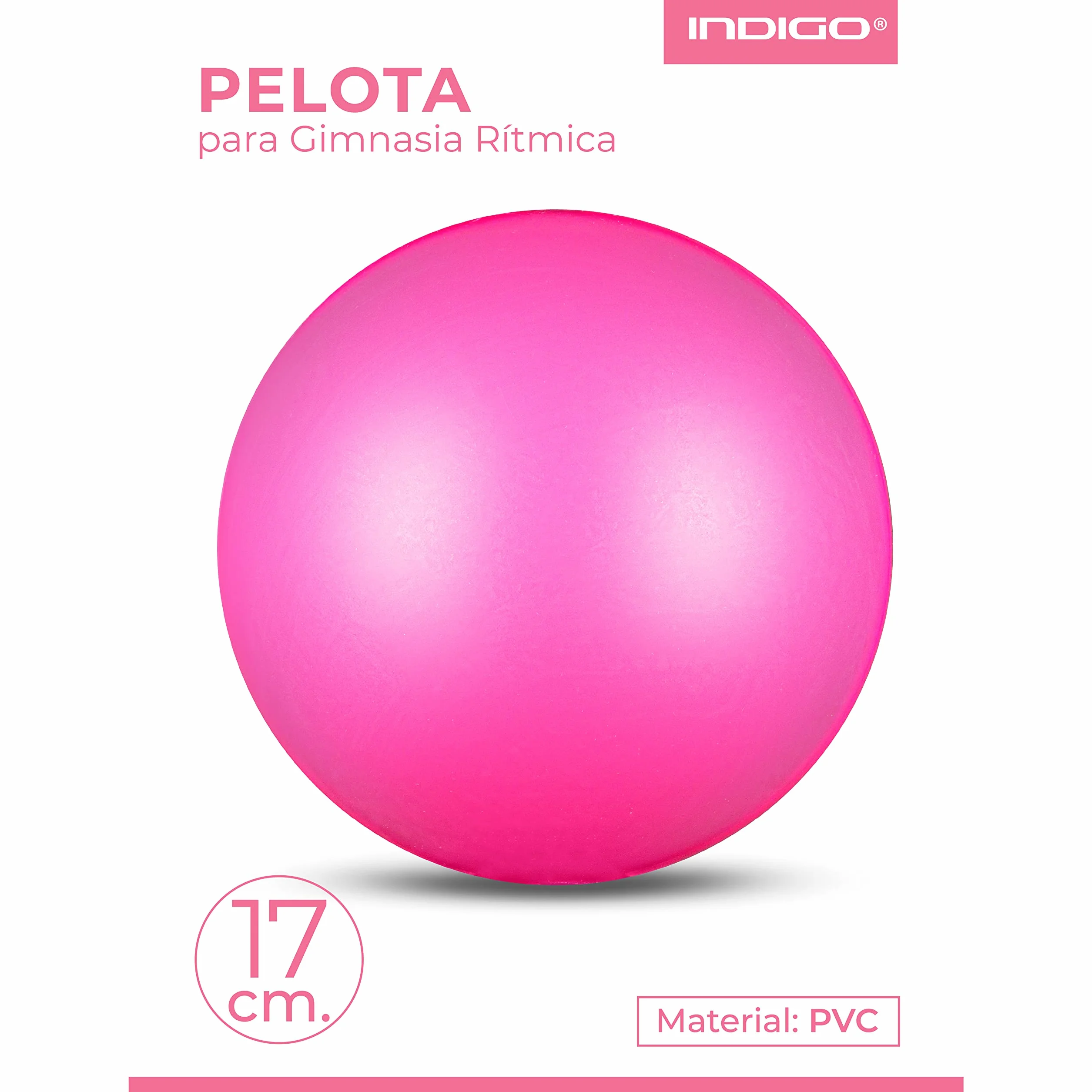 DRUNA Pelota de Gimnasia Rítmica PVC 17 cm 350 gr