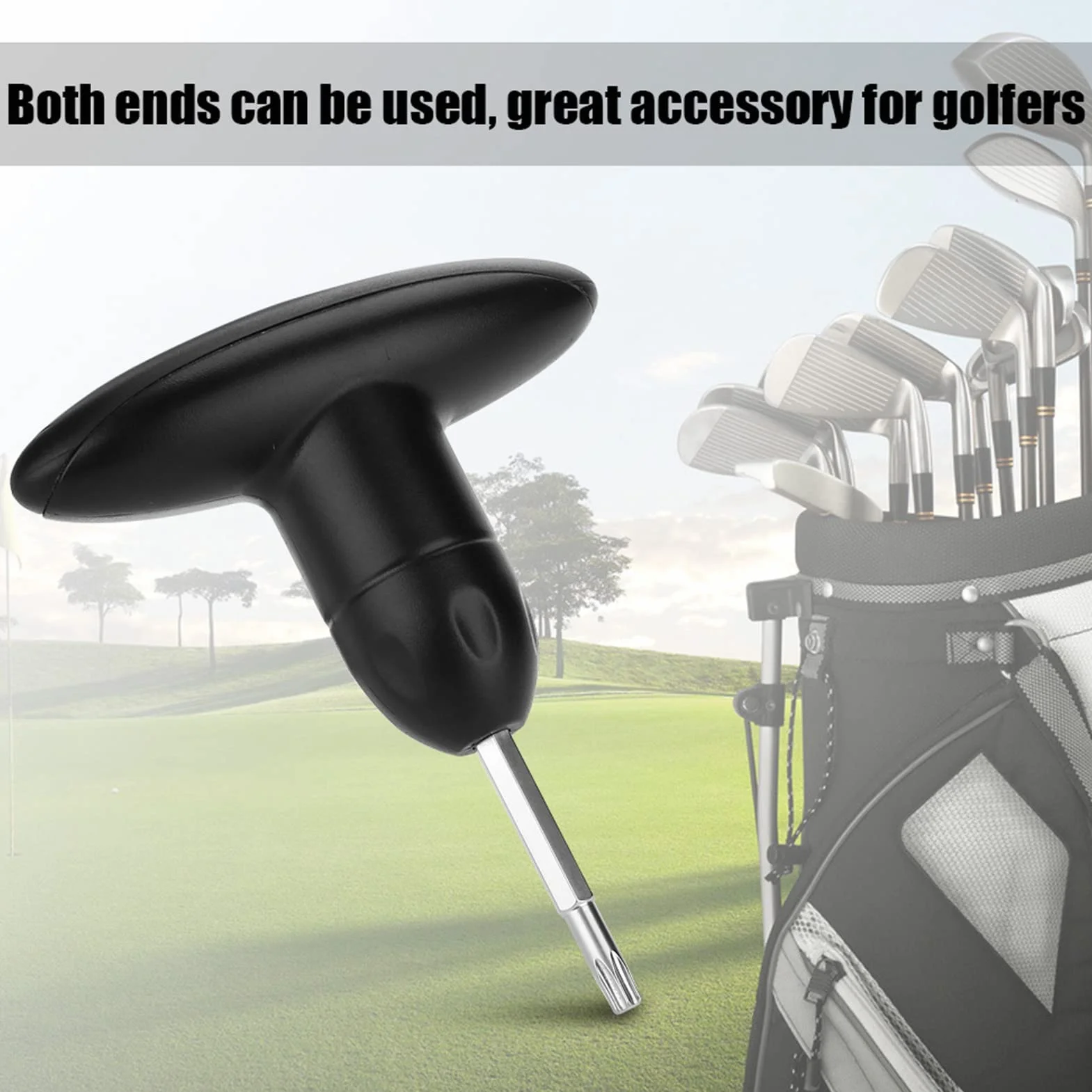 Joyzan Llave de Conductor de Golf, Reemplaza Herramienta Ajuste Adaptador Eje Conductor Torque Wrench Plástico Universal