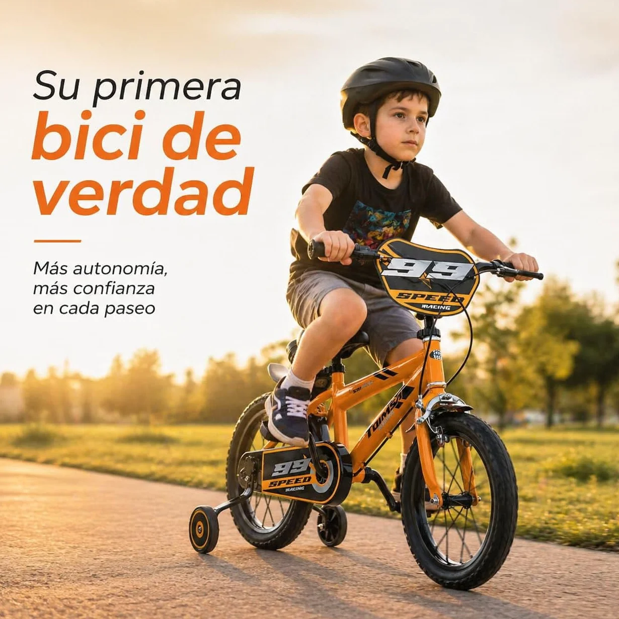 TOIMSA Bicicleta 16" Speed Racing