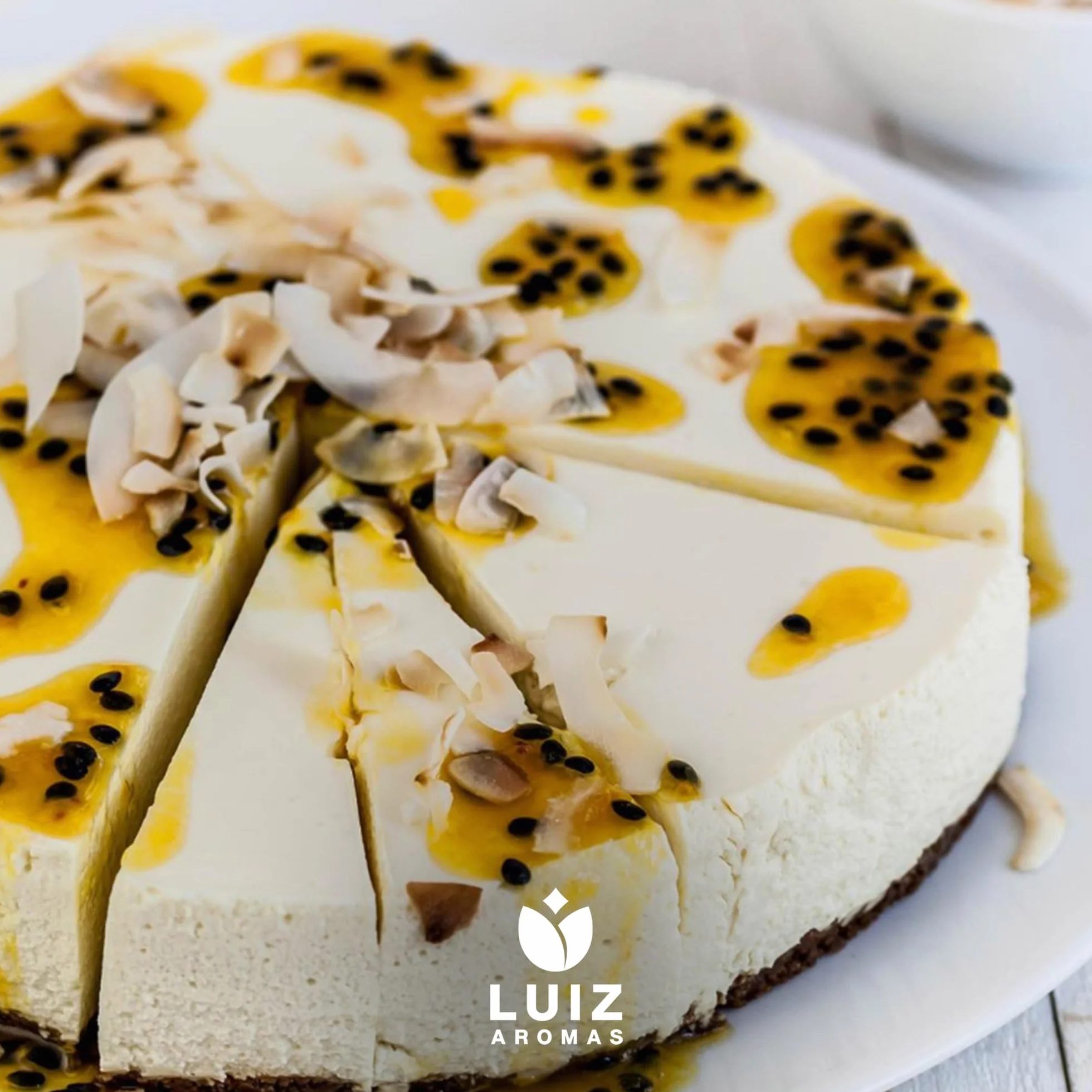 LUIZ AROMAS | Aroma Maracuyá - Aroma Alimentario en Gotas para dulces de Hornear, Pasteles, Bizcochos y Tartas | Producto Vegano sin Calorías y sin Azucar | Producto 100% Italiano (100g)