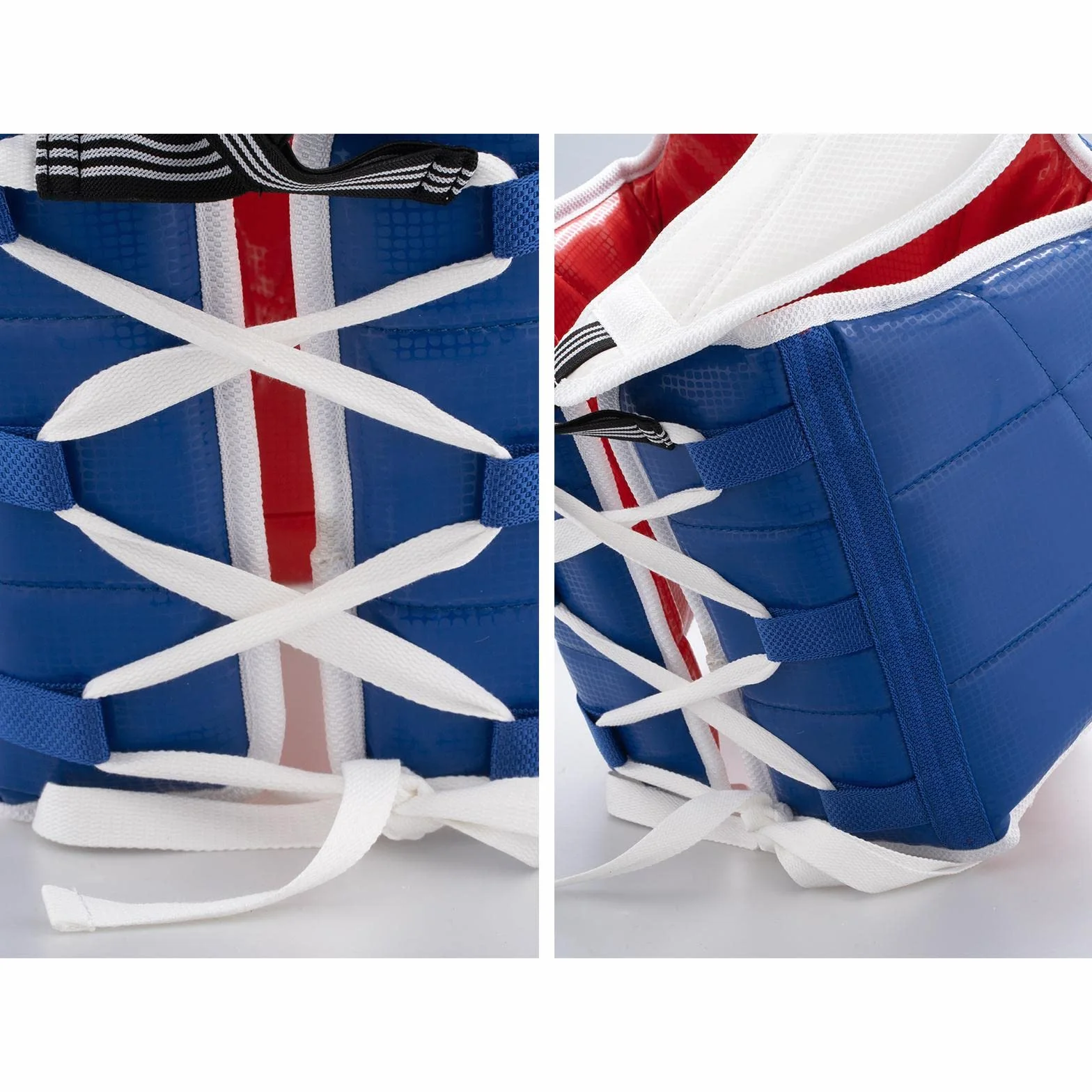 Qianly Chaleco Protector de Taekwondo, Protección de Pecho, Escudo de Costilla Ajustable