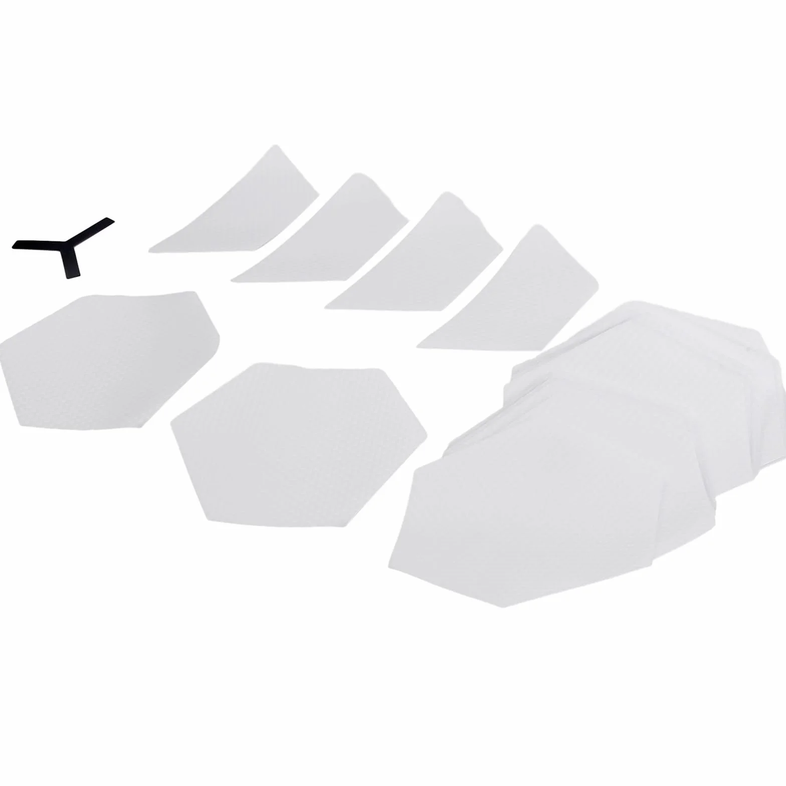 Kit de almohadillas de tracción antideslizantes para tabla de surf, 22 piezas