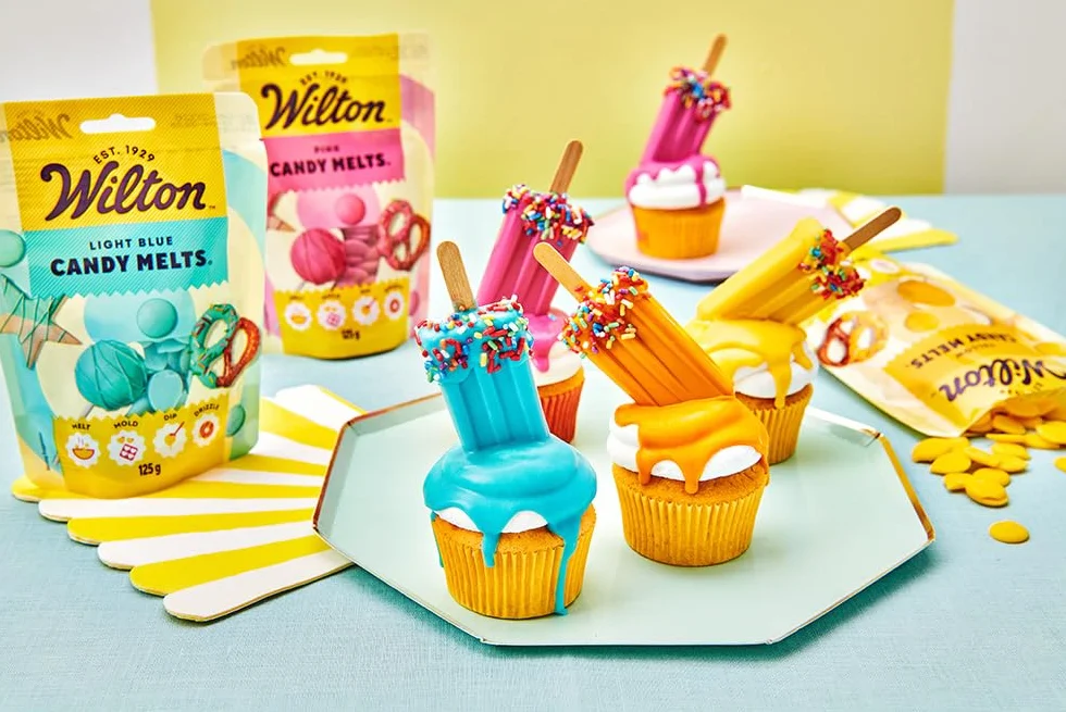 Wilton Candy Melts Verde Oscuro Caramelos para Derretir con Sabor Dulce y Cremoso para Moldear, Sumergir y Decorar, Optimas para Cake Pops, Dulces, Tartas y Postres Revestidos, 125 g