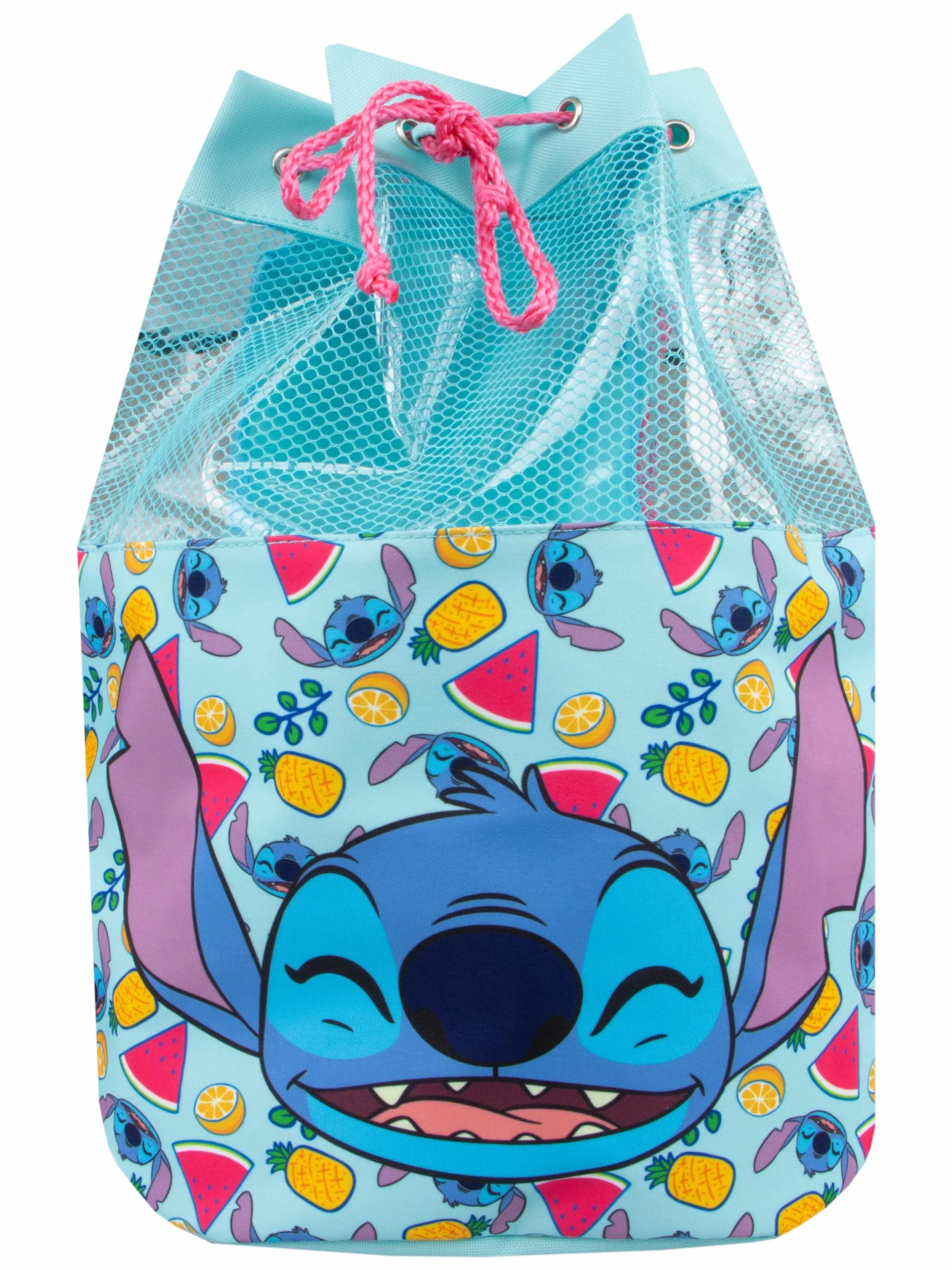Disney Bolsa De Natación Lilo Y Stitch Azul Talla Unica