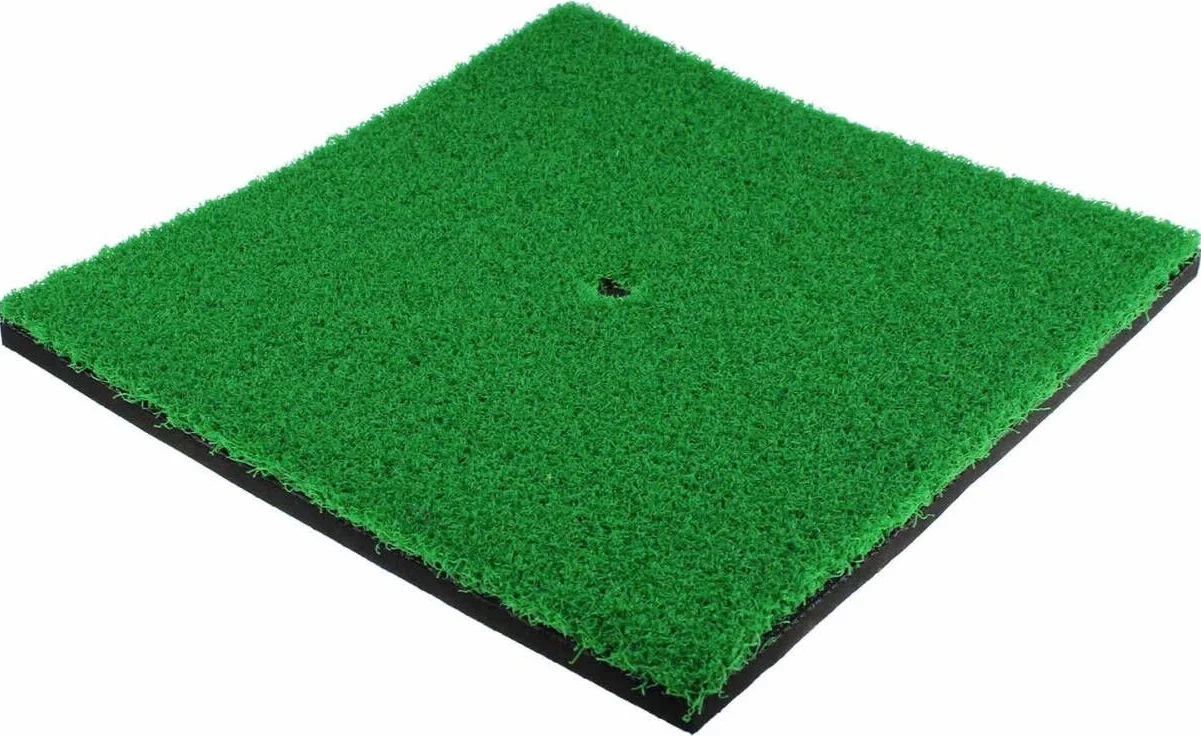 Crestgolf 12"x 12" Alfombrillas de Golf SBR para Interior/Exterior con Red de Práctica Plegable