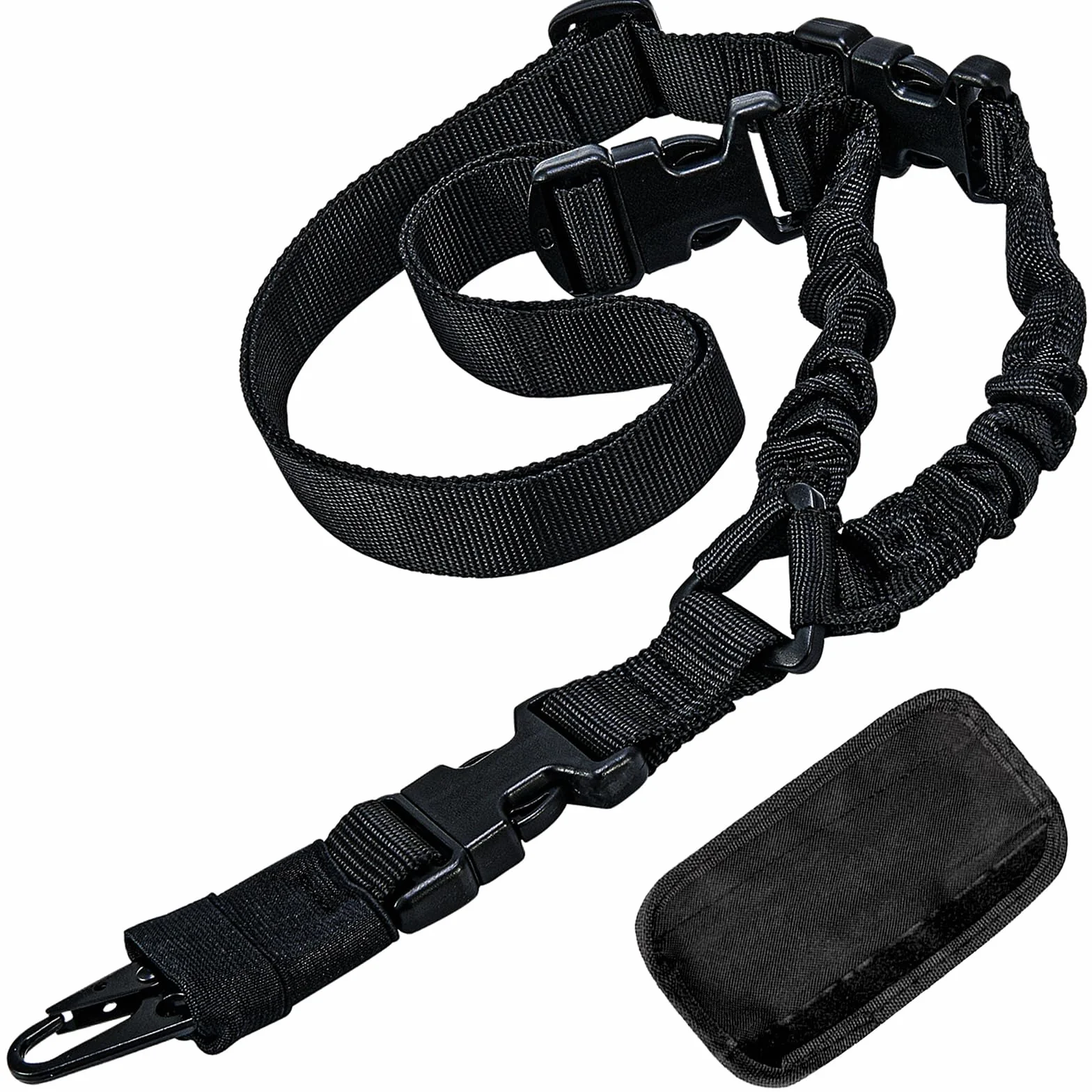 ZONSUSE Correa Portafusil 1 Punto, Cabestrillo Táctico Ajustable Liberación Rápida para Fusil Airsoft Caza