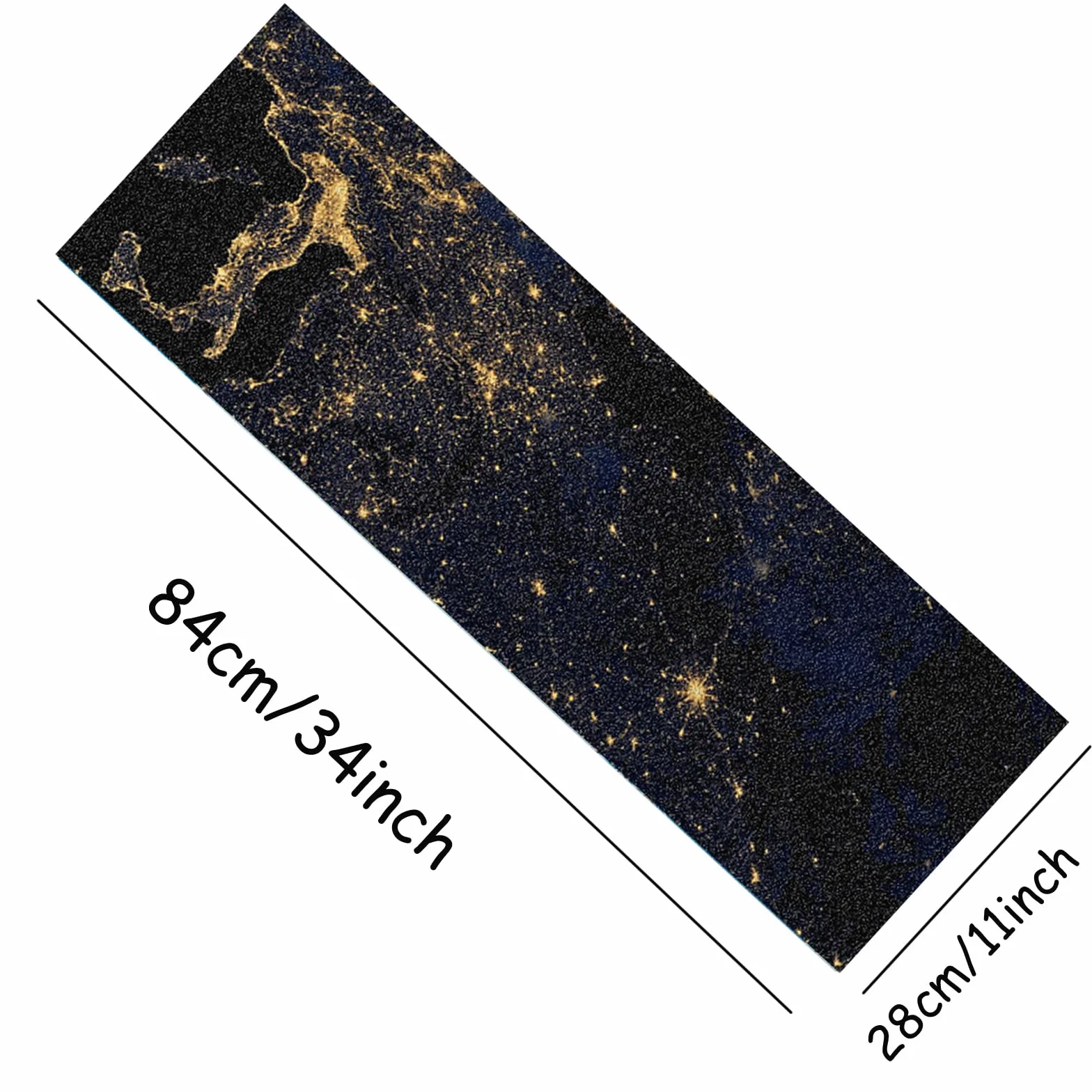 Papel de Lija para Monopatín Antideslizante, Accesorios de Monopatín Earth