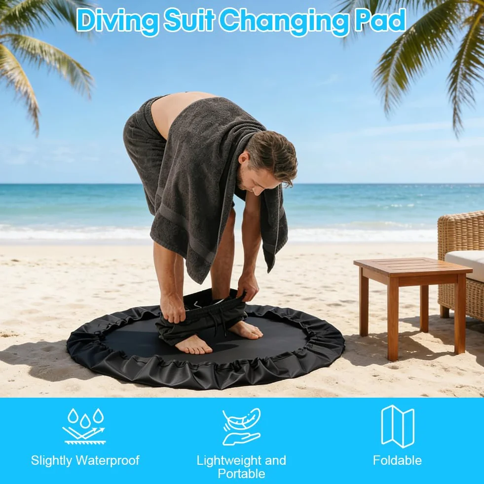 Bolsa para Traje de Neopreno Impermeable Portátil 90cm Negro para Viajes Surf Kayak