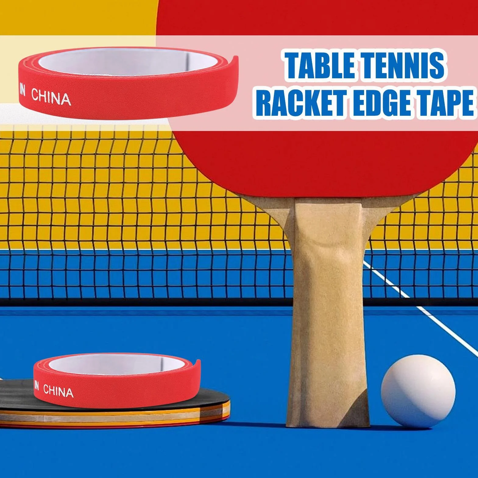 Cinta Protectora para Bordes de Paletas de Tenis de Mesa 10 Unidades