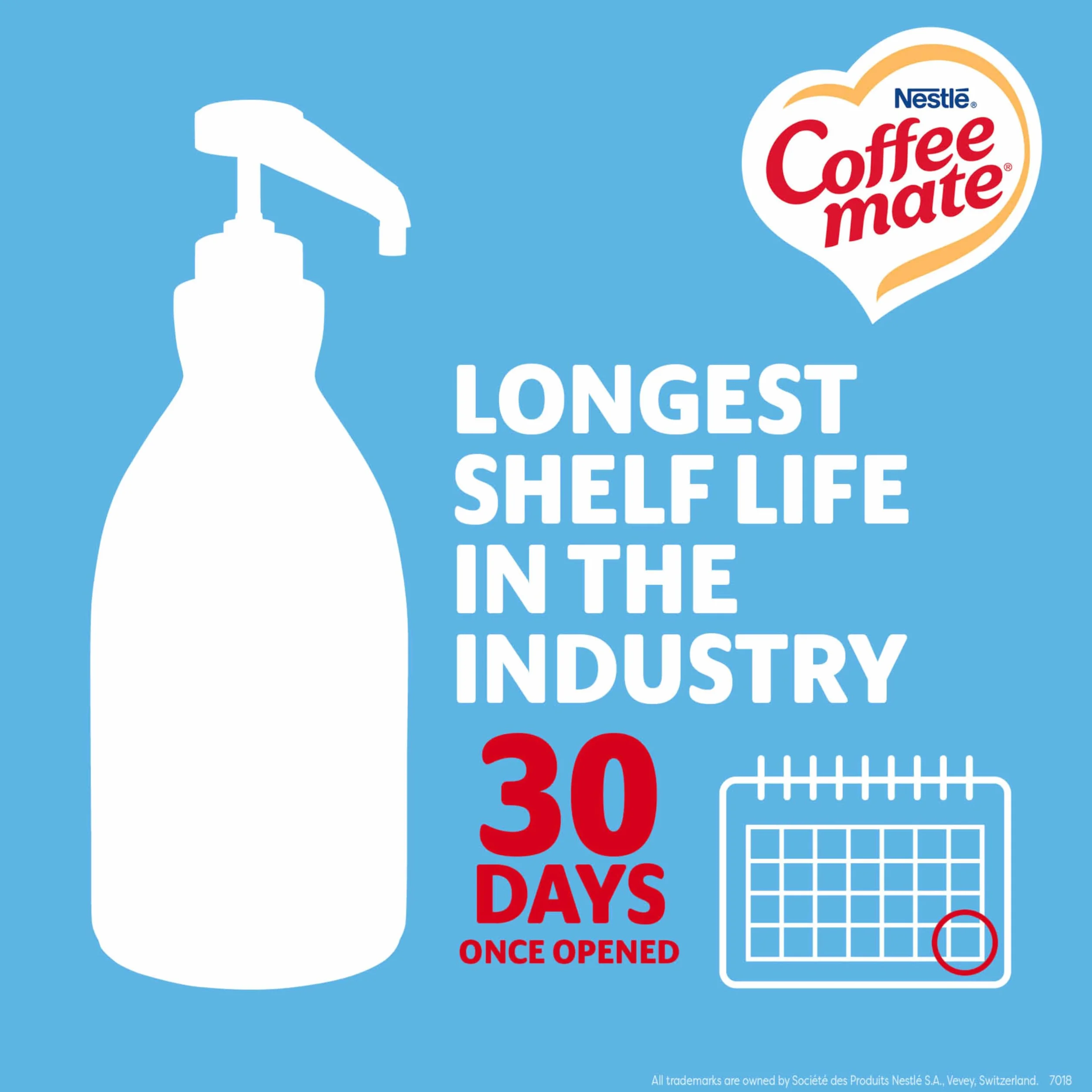 NESTLE COFFEE-MATE Coffee Creamer, French Vanilla, 1.5L liquid pump bottle, Pack of 2