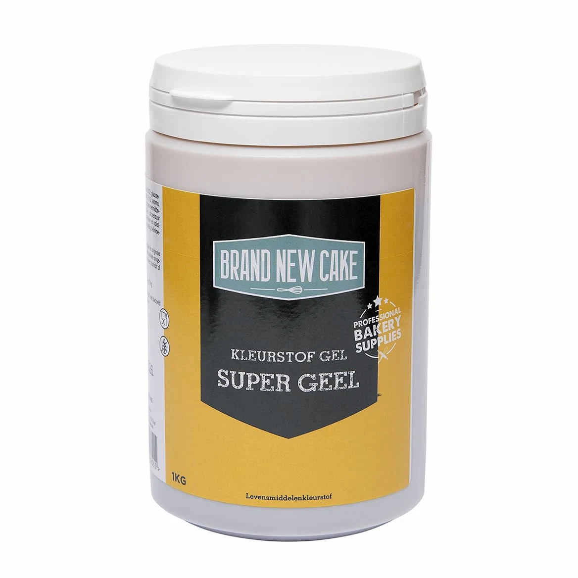 BrandNewCake® Colorante en Gel Super Amarillo 1kg - Colorante Alimentario Comestible para Repostería y Pastelería