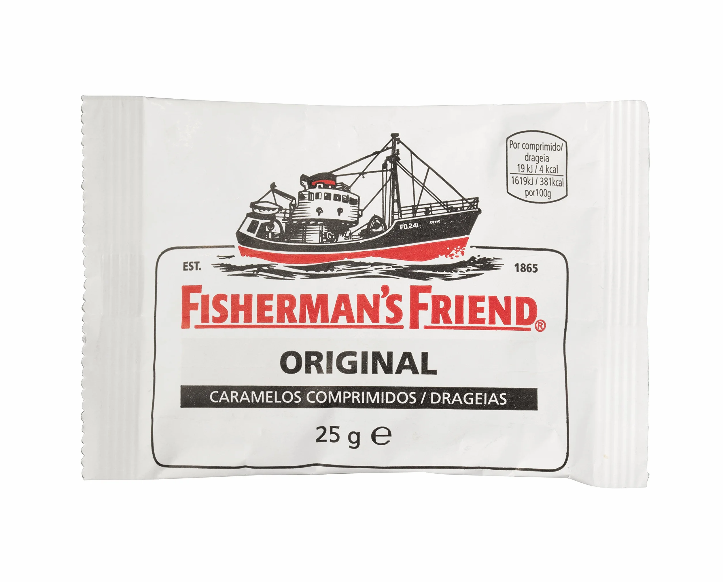 Fisherman's Friend Original, Caramelo Comprimido - 24 unidades de 25 gr. (Total 600 gr.)