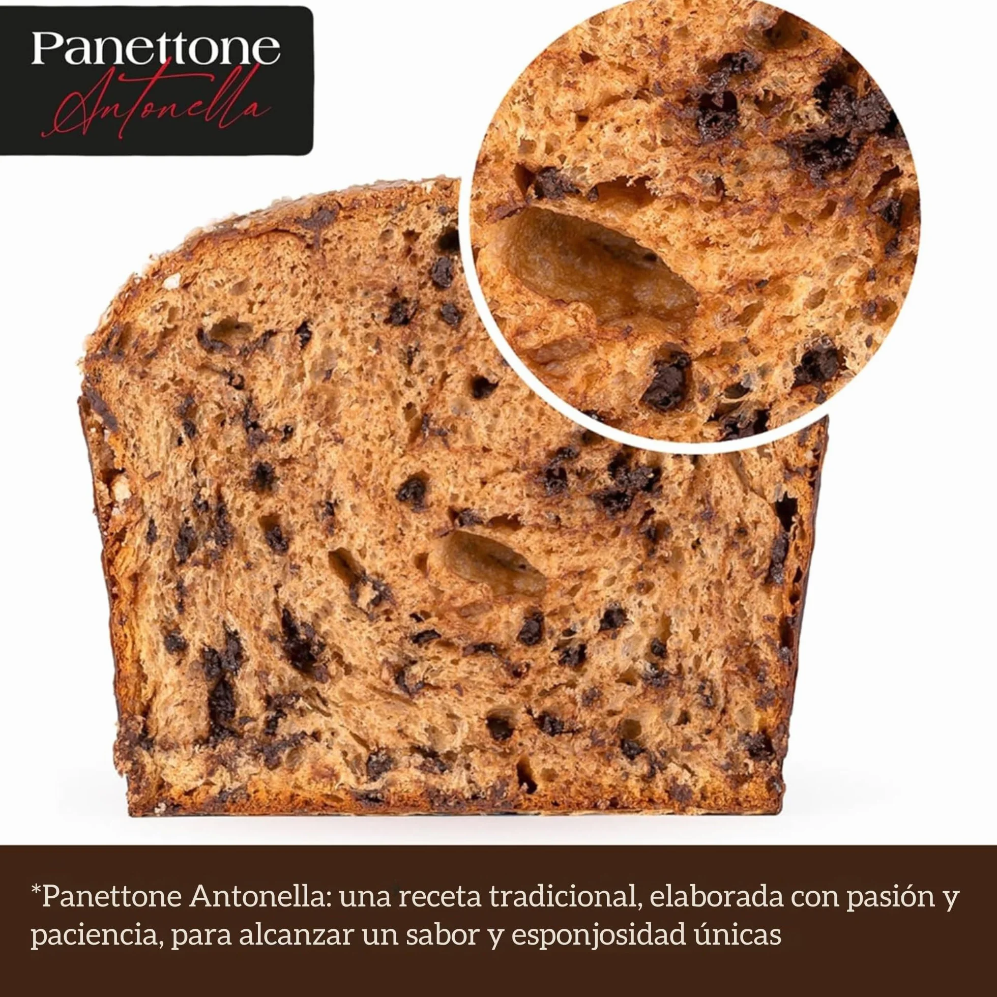 Pack 2 Panettone Antonella Chocolatíssimo de Chocolate y Panettone de Chocolate y Naranja - Dos Panetones XXL 1200 gr - Elaboración Artesanal con Receta Tradicional - Delicioso Panetone Dulce Navideño