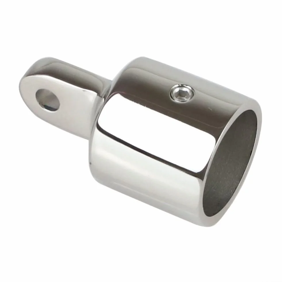 Tapa de extremo de ojo de acero inoxidable 316 para toldo de barco 22 mm