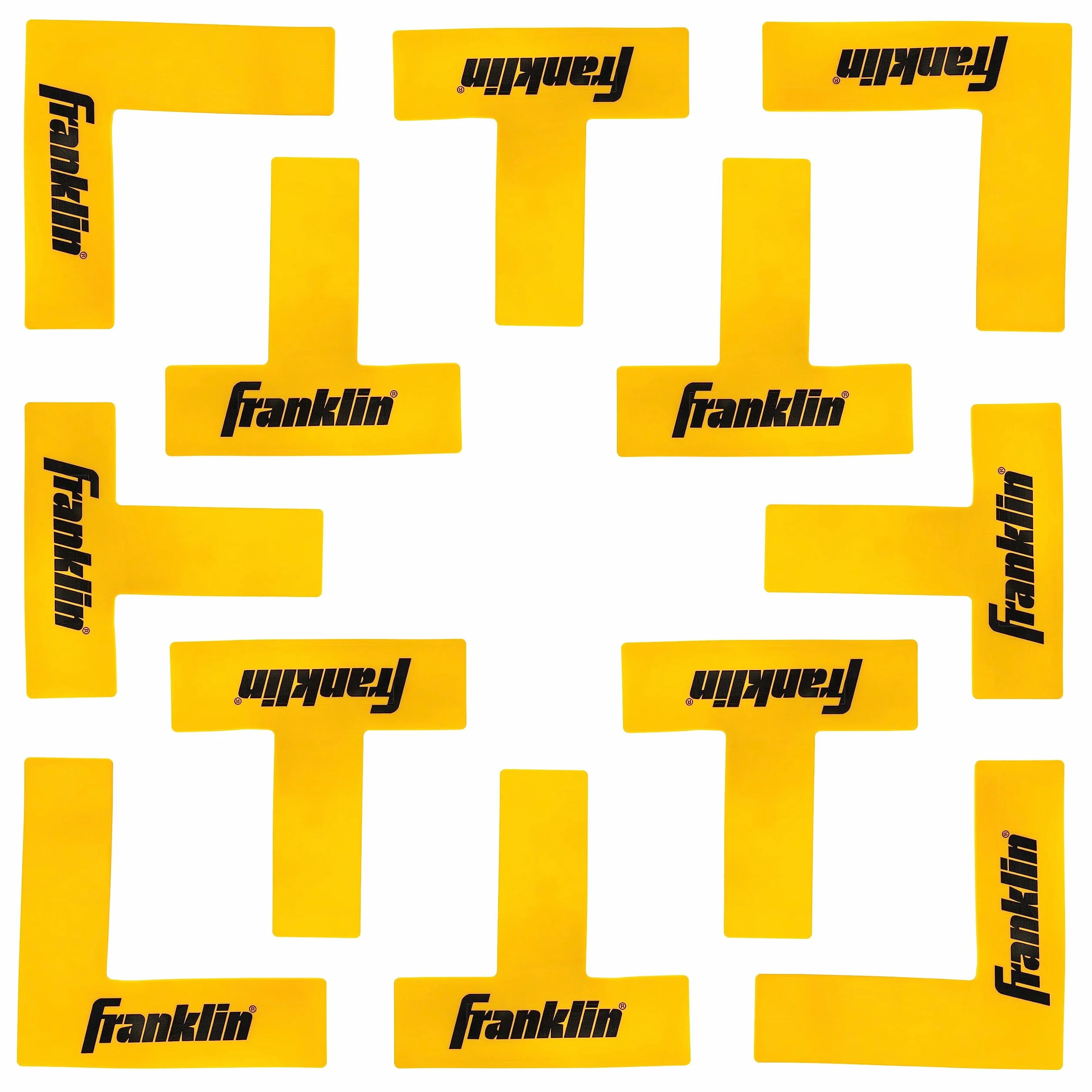 Franklin Sports Pickleball Court Line Marking Kit, Official Size Court Markers with Measuring Tape