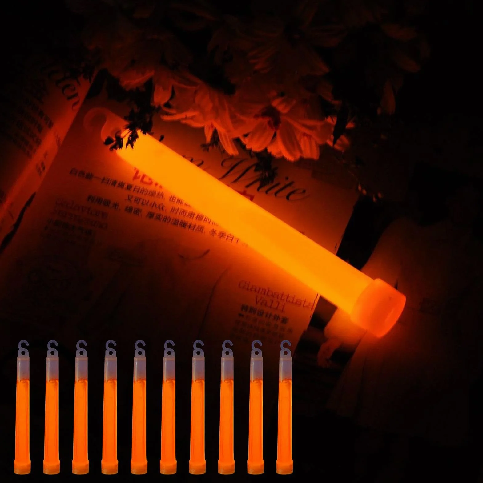 Bastones Luminosos Brillantes para Fiestas, Glowsticks para Bodas, Raves, Conciertos