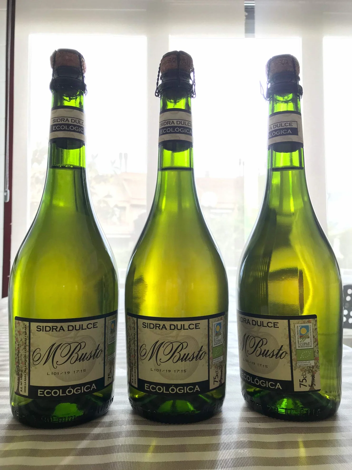Sidra Ecológica M Busto Organic Cider 3x75cl