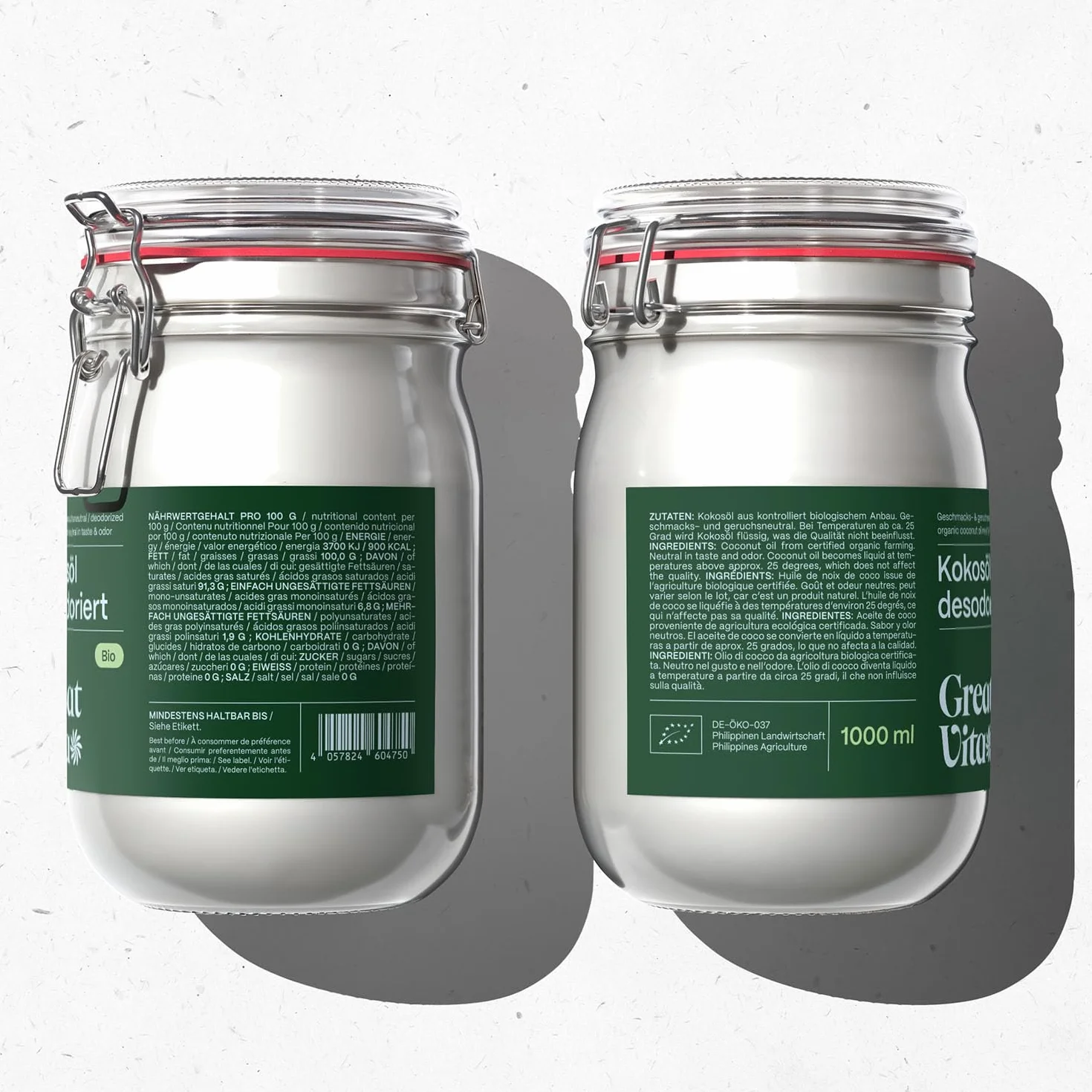 Meavita Aceite De Coco, Insípido (Desodorizado) 1000 ml