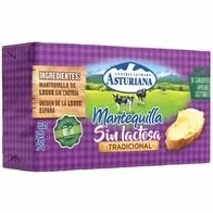 mantequilla Central Lechera Asturiana en Pastilla (125g, 250g, 500g, 1kg) Tradicional, Sin Lactosa y (Productos Refrigerados) (2 PASTILLAS, Mantequilla Sin Lactosa en Pastilla 250g)