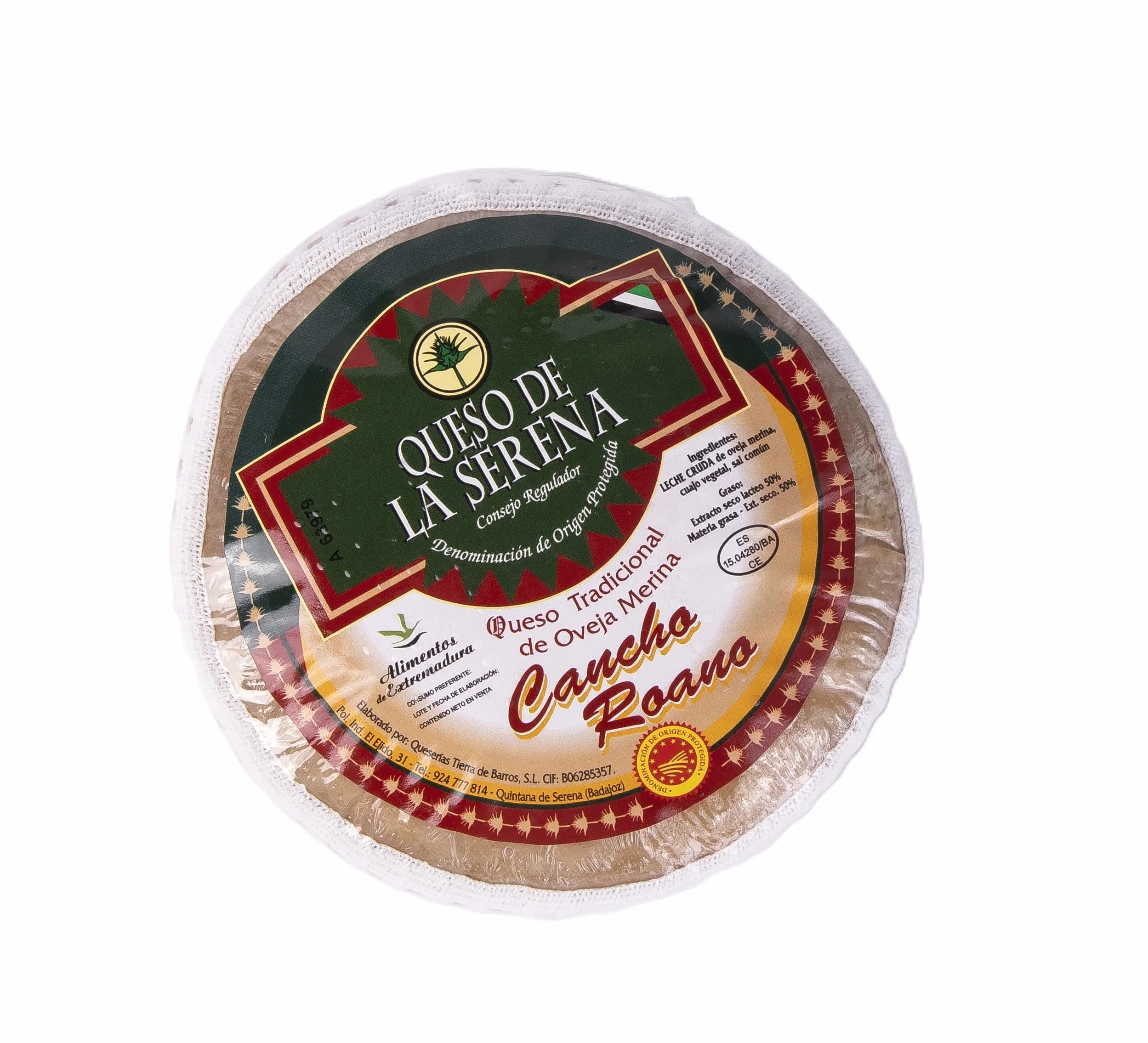 Queso Torta de la Serena "Premio Mejor Torta de la Serena 2024"