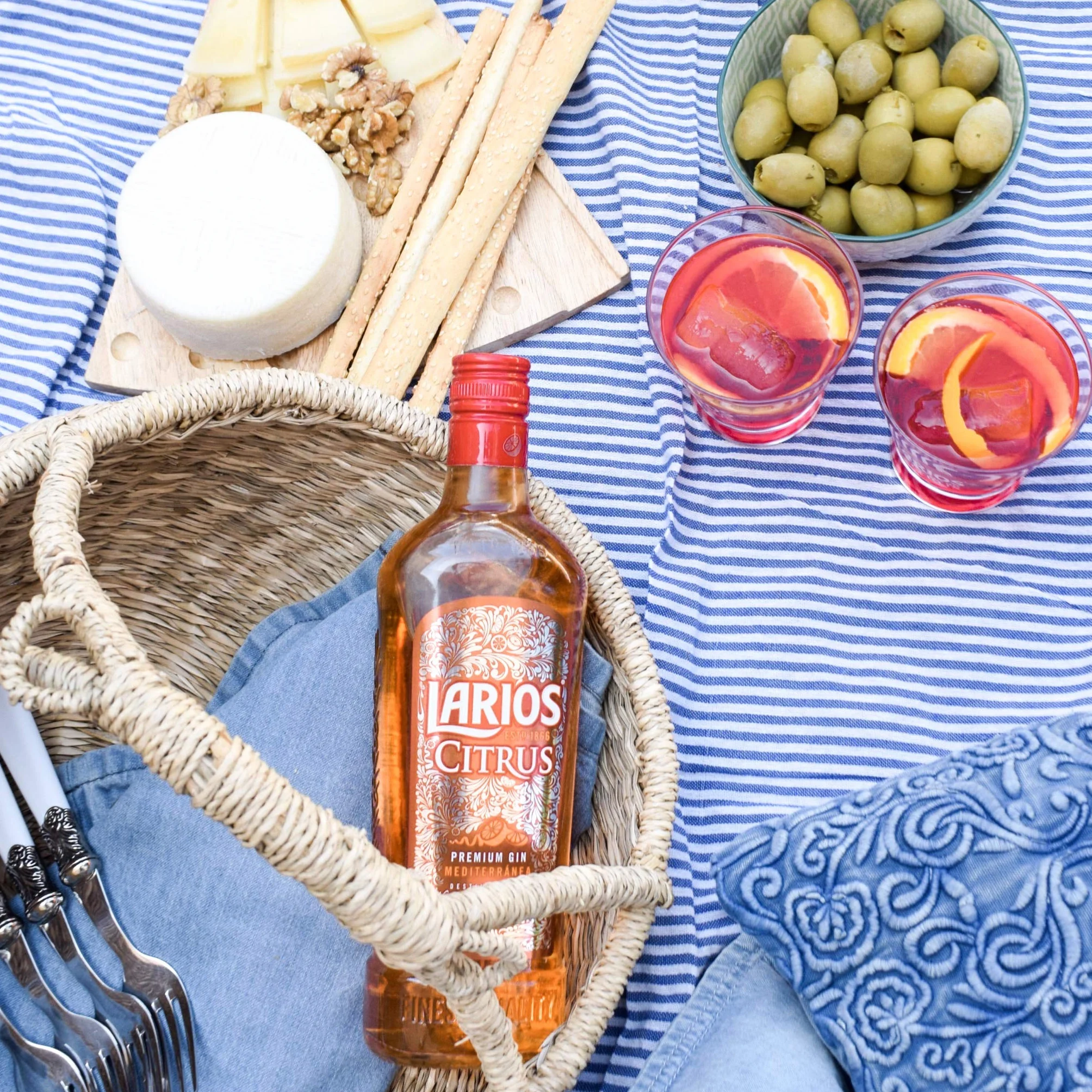 LARIOS ginebra citrus botella 70 cl