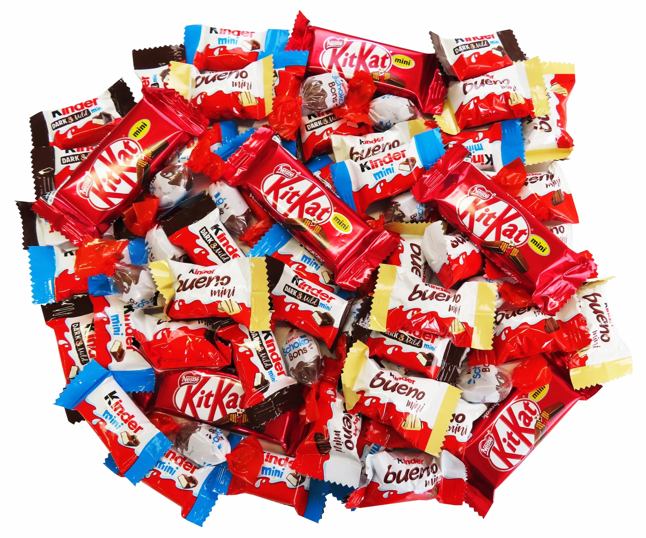 CAPTAIN PLAY Mix de Dulces y Chocolatinas en Formato mini, 210 Piezas en Paquete individual, para Cumpleaños de Niñoscon con 6 Niños, Bolsa con 937g