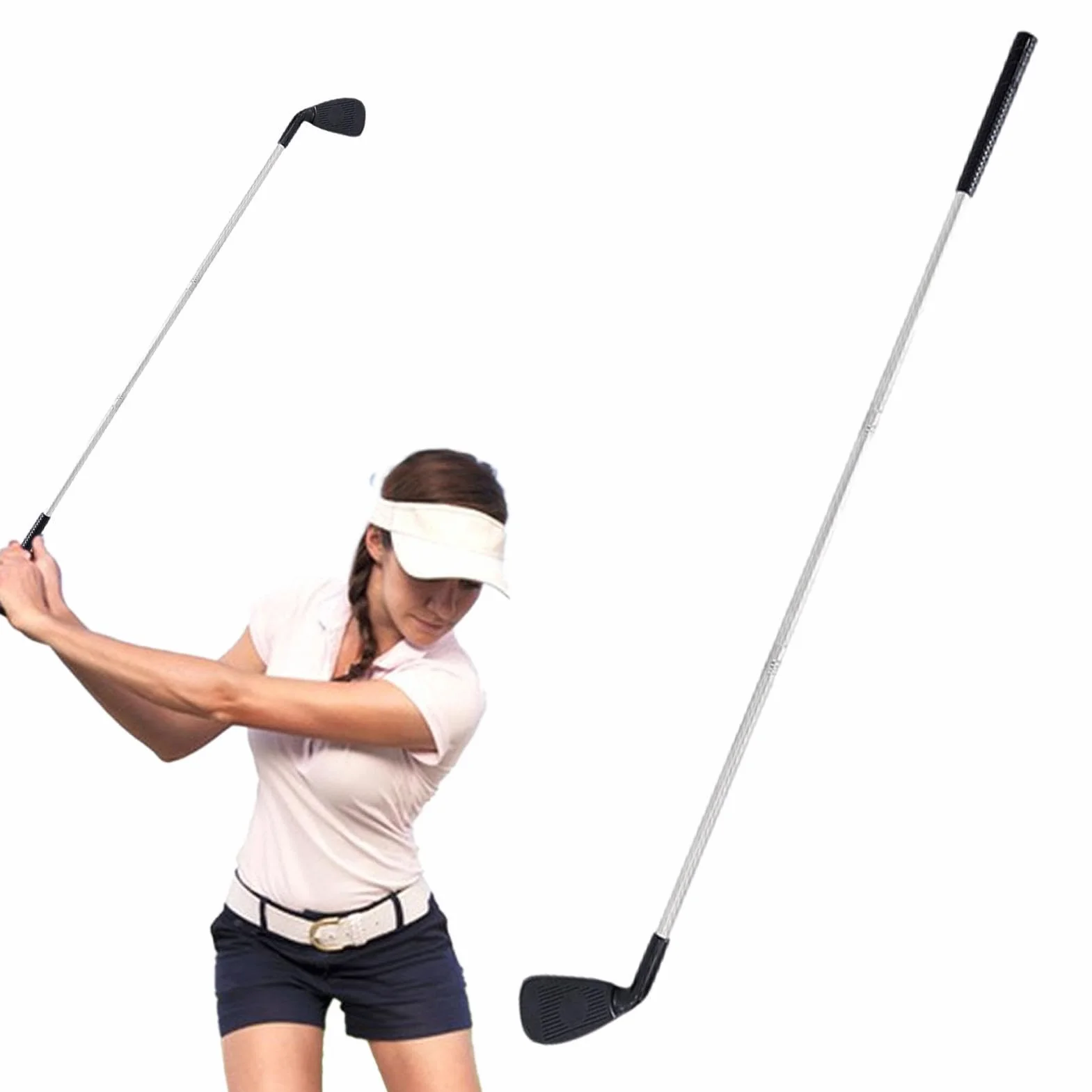 Putter de Golf para Hombres y Mujeres, Diestros y Zurdos - Palo Largo de Ejercicio
